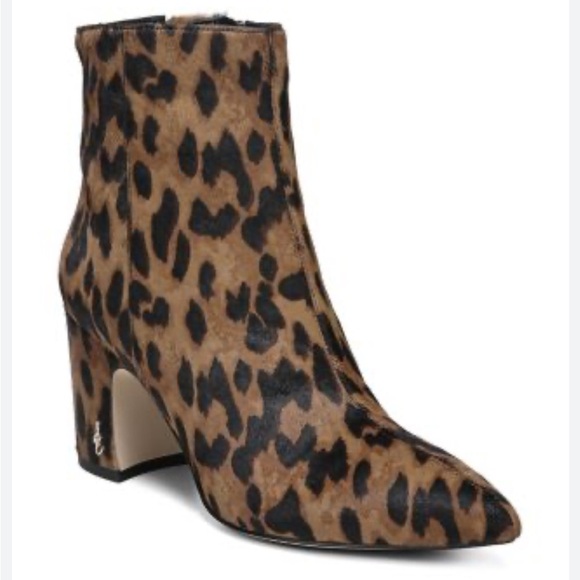 Sam Edelman Women's Hilty Leopard Ankle Booties | 8.5 - Picture 2 of 8